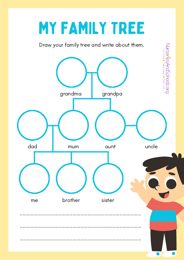 My Family Tree Worksheet