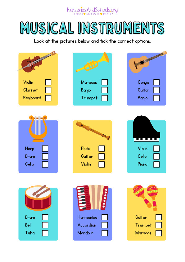 World Music Day worksheet