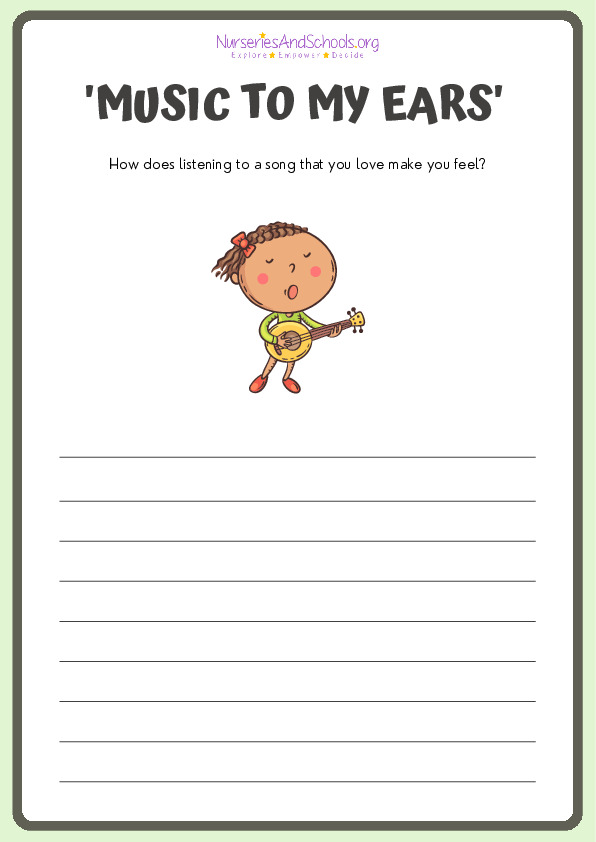 World Music Day- creative writing story starter