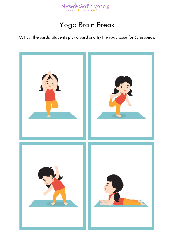 World Yoga Day- Yoga cards brain break