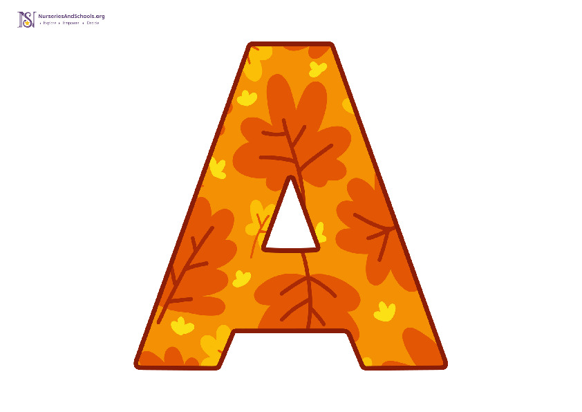 Autumn Photo Display Lettering