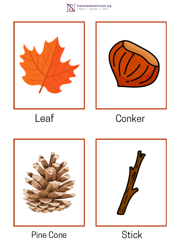 Montessori Cards- Autumn