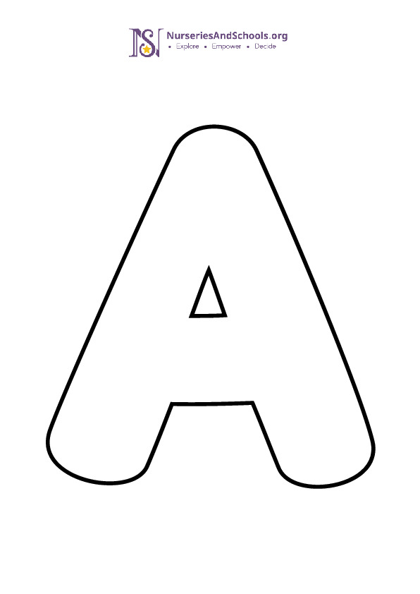 Alphabet coloring pages