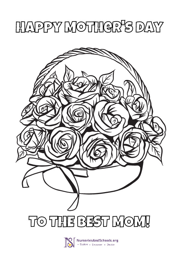 Mother's Day Coloring Sheet