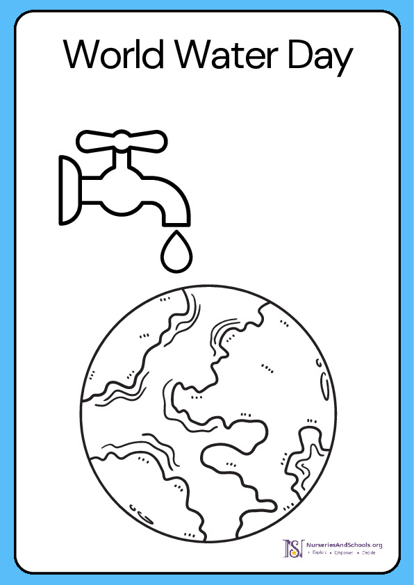 World Water Day- coloring