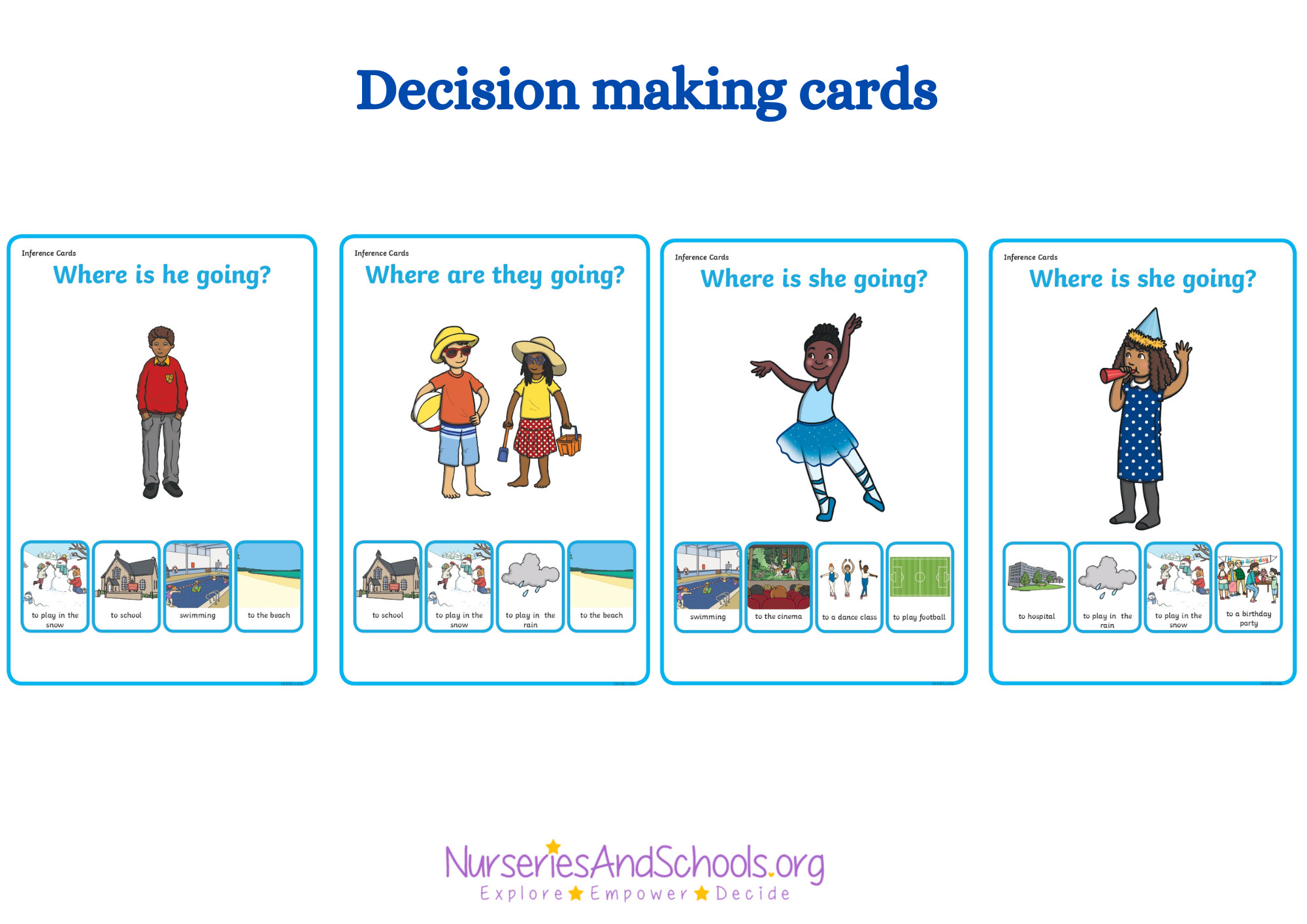 Decision making cards