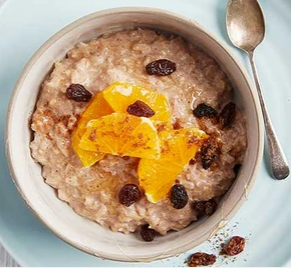 Healthy spiced rice pudding