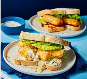 Air-fryer fish fingers