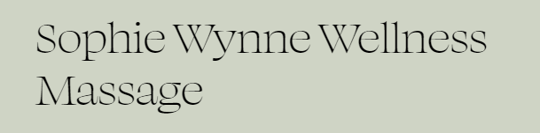 Sophie Wynne Wellness Massage